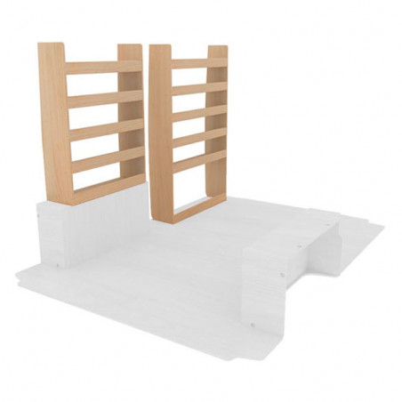 Habillage Etag�re cot� Gauche CP Peuplier 15 mm MERCEDES CITAN LONG
