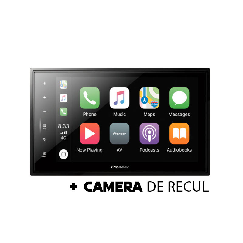 Systeme multimedia 2Din tactile (android auto, Car play) + camera de recul